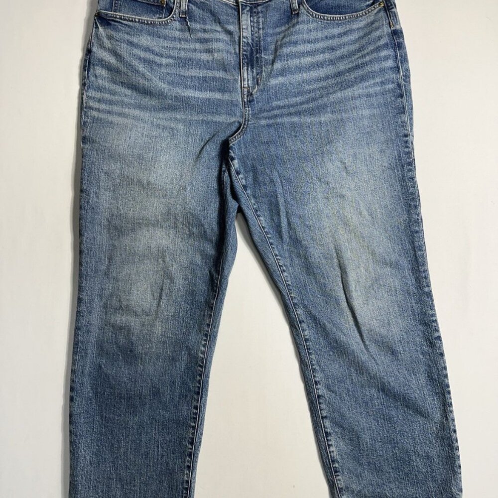 J. Crew Mercantile Size 35 Slim Boyfriend Light Medium Wash Jeans